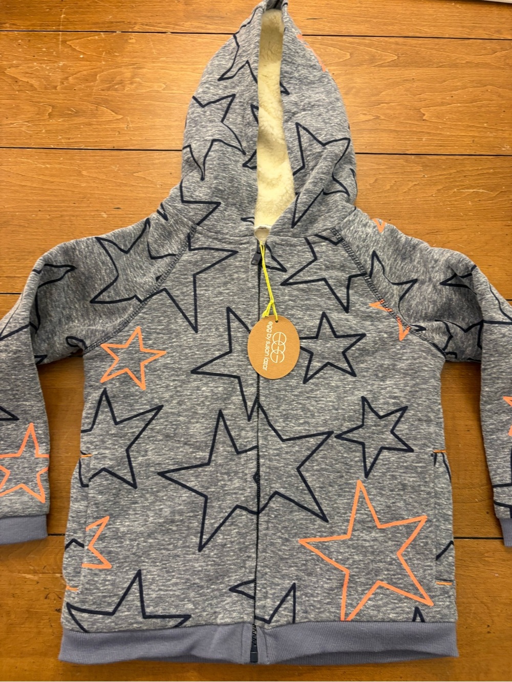 Egg by Susan Lazar kids hoodie size 6